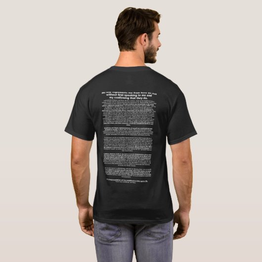 LysergicDeity: Attorney No. T-shirt (Achterkant volledig)