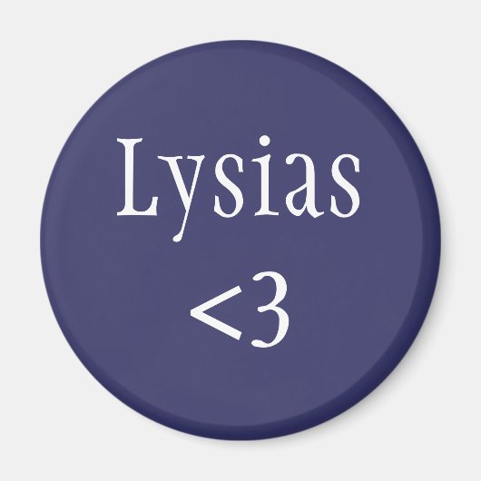 Lysias love magneet (Voorkant)