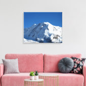 Lyskam, Zwitserse Alpen Canvas Afdruk (Insitu (Woonkamer))