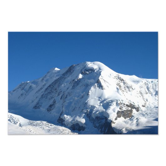 Lyskam, Zwitserse Alpen Foto Afdruk (Voorkant)