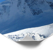 Lyskam, Zwitserse Alpen Poster (Hoek)