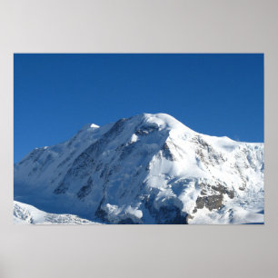 Lyskam, Zwitserse Alpen Poster