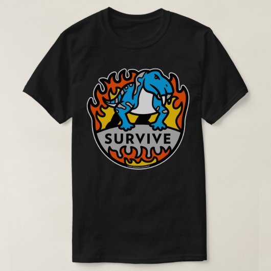 Lystrosaurus Survive T-shirt (Design voorkant)