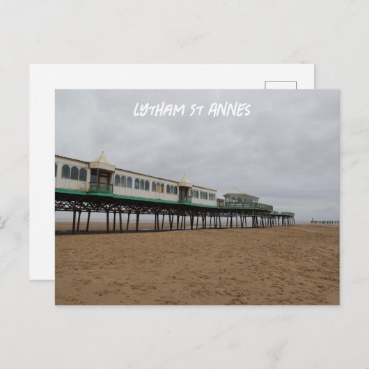 Lytham St Anne's, Lancashire, briefkaart (Voorkant / Achterkant)