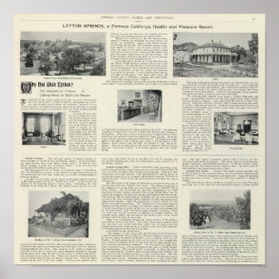 Lytton Springs, Californië Poster