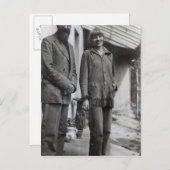 Lytton Strachey en Iris Tree Briefkaart (Voorkant / Achterkant)