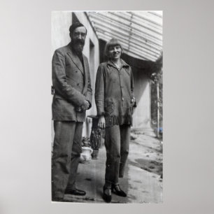 Lytton Strachey en Iris Tree Poster