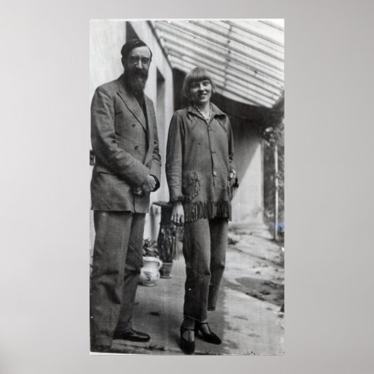 Lytton Strachey en Iris Tree Poster (Voorkant)