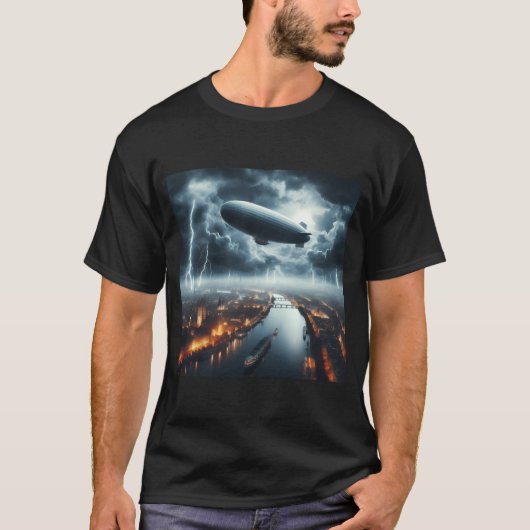 LZ 129 Hindenburg luchtschip T-shirt (Voorkant)