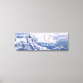 L'z-"Dank u" Premium Wrap Canvas 36 "x12", 1.5" (Voorkant)