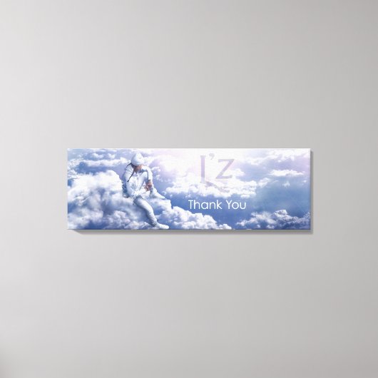 L'z-"Dank u" Premium Wrap Canvas 36 "x12", 1.5" Afdruk (Voorkant)