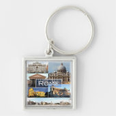 LZO002 ROME, Lazio, Italië Sleutelhanger (Voorkant)