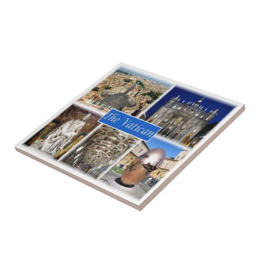 LZO004 HET VATICAAN, Lazio, Italië, Tegeltje (Zijkant)