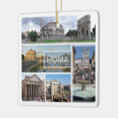 LZO006 ROME, Mosaic, Lazio, Italië Keramisch Ornament (Links)