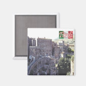 LZO009 TIVOLI , Oude Stad, Lazio, Italië, Koelkast Magneet (Voorkant / Achterkant)