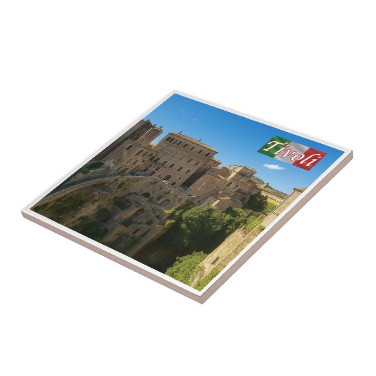 LZO009 TIVOLI , Oude Stad, Lazio, Italië, Tegeltje (Zijkant)