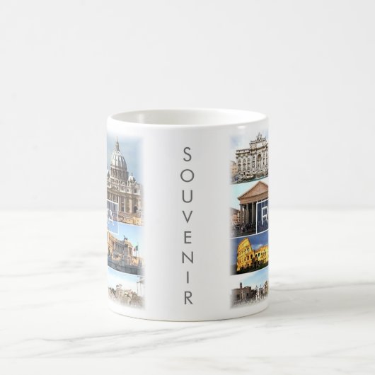 LZO010 mozaïek van ROME, Lazio, Italië, Mok koffie (Center)