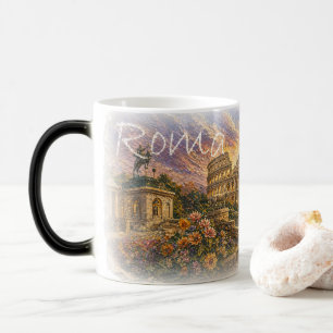 LZO01C mozaïek van ROME, Lazio, Italië, koffiemok Magische Mok