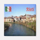 LZO022 RIETI, rivier Velino, Italië, koelkast Magneet (Voorkant)
