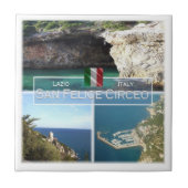 LZO025 SAN FELICE CIRCEO, Lazio, Italië, Tegeltje (Voorkant)