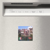 LZO035 RIETI Huizen van Rione Saint Lucia, Koelkas Magneet (Insitu (Vaatwasser))