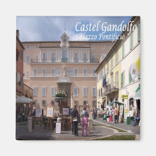 LZO040 CASTEL GANDOLFO, pauselijk paleis, koelkast Magneet