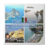 LZO046 VENTOTENE, Lazio, Italië, Tegeltje (Voorkant)