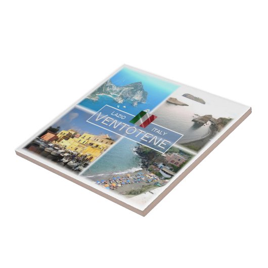 LZO046 VENTOTENE, Lazio, Italië, Tegeltje (Zijkant)