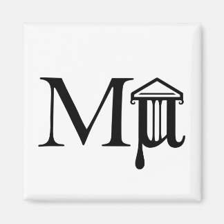 Mµseum Logo Magneet (vierkant)