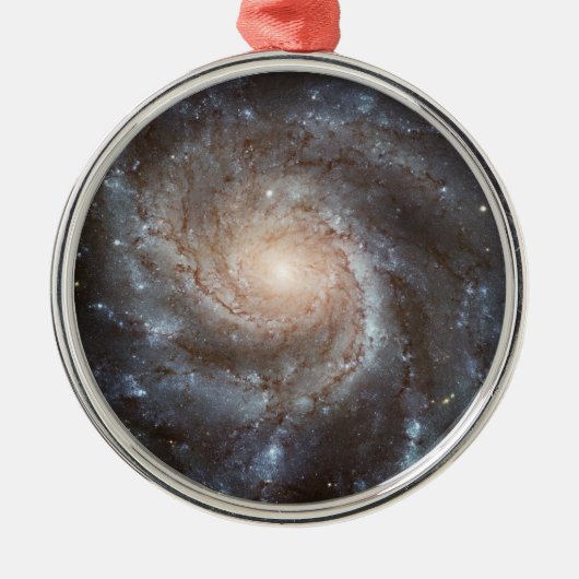 M101 Pinwheels Spiral Galaxy NASA Metalen Ornament (Voorkant)