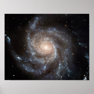 M101 Pinwheels Spiral Galaxy NASA Poster