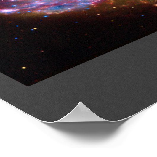 M101 Spiral Galaxy composiet afbeelding poster (Hoek)