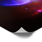 M106 Spiral Galaxy-emissie NASA Poster (Hoek)