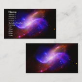 M106 Spiral Galaxy-emissie NASA Visitekaartje (Voorkant / Achterkant)
