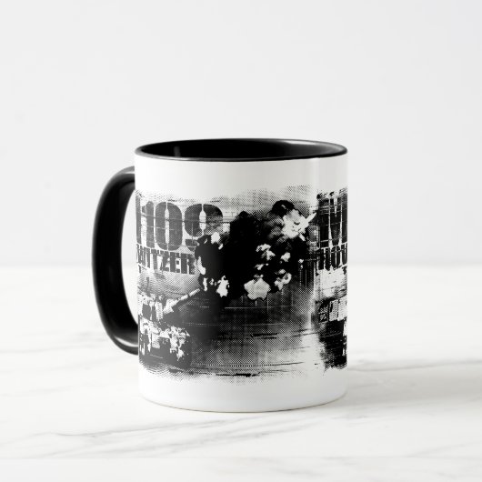 M109 houwitser 11 oz Ringer Mok (Voorkant links)