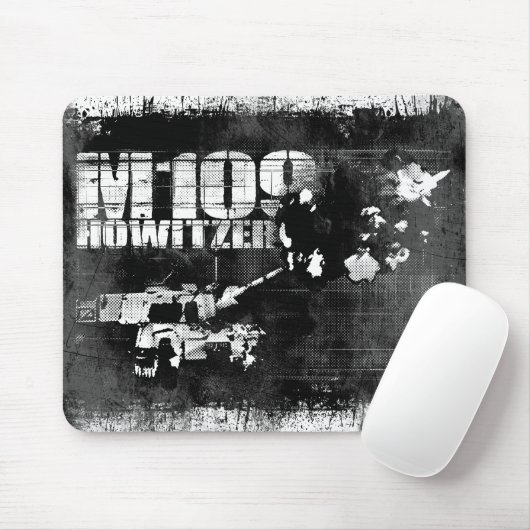 M109 howitzer Mouse Pad Muismat (Met muis)