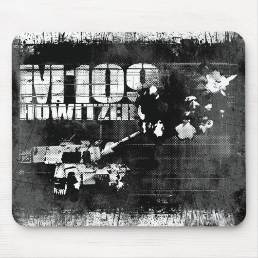 M109 howitzer Mouse Pad Muismat (Voorkant)