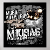 M109-howitzer Poster (Voorkant)