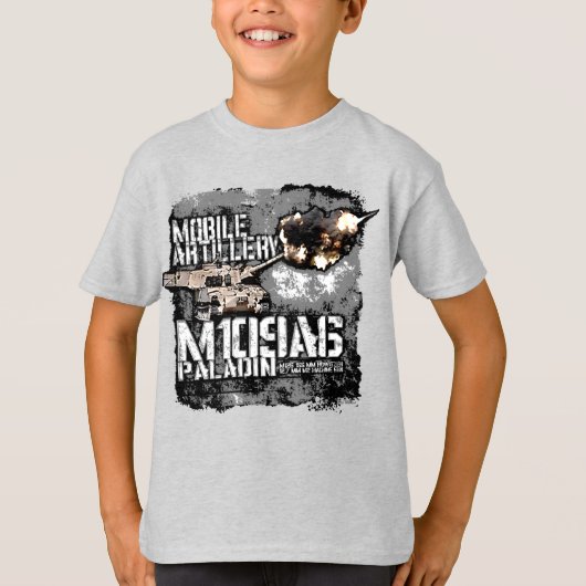 M109 howitzer t-shirt (Voorkant)