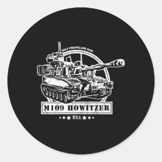 M109 Zelfrijdende houwitser Ronde Sticker