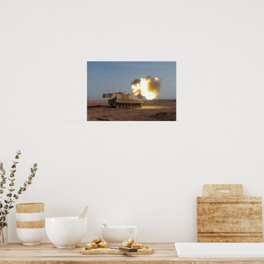 M109A6 Howitzer Poster (Keuken)
