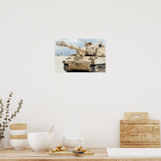 M109A6 Paladin Poster (Keuken)