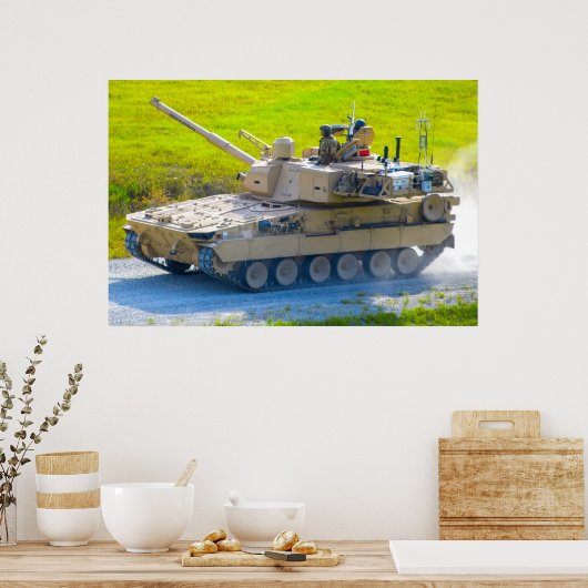 M10 BOOKER GEPANTSERDE GEVECHTSVOERTUIG POSTER (Keuken)