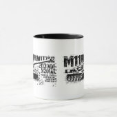 M110-howitzer, 11 oz Ringer Mok (Midden)