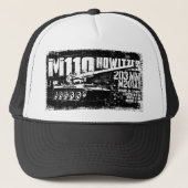 M110-howitzer Trucker Hat Trucker Pet (Voorkant)