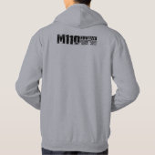 M110 Mannen met kousen en sokken Hoodie (Achterkant)