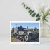 M110 zelfrijdende houwitser  briefkaart (Staand voorkant)