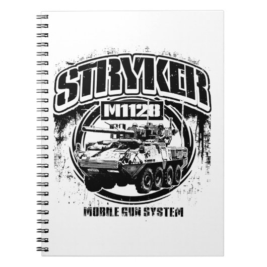 M1128 Stryker Mobile Pistool System Notitieboek (Voorkant)