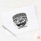 M1128 Stryker Mobile Pistool System Ronde Sticker (Envelop)