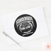 M1128 Stryker Mobile Pistool System Ronde Sticker (Envelop)